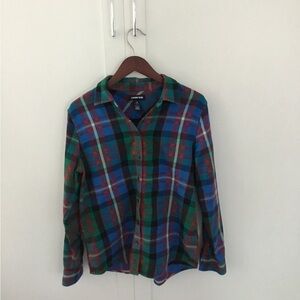 N - Lands End Flannel Size 10